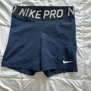 Navy Nike pro spandex